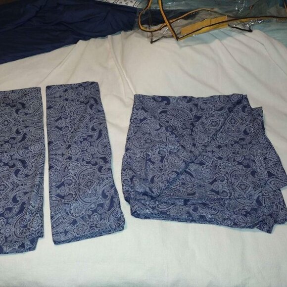 IKEA Blue and white Queen Duvet Cover and Pillowcases